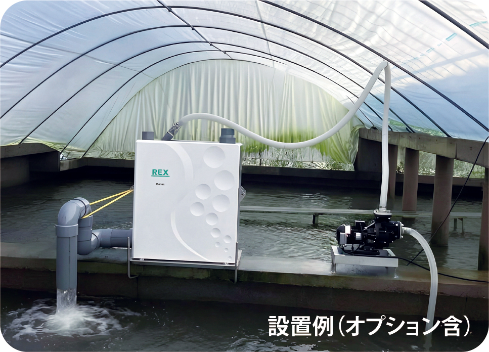 オプションを含む設置例